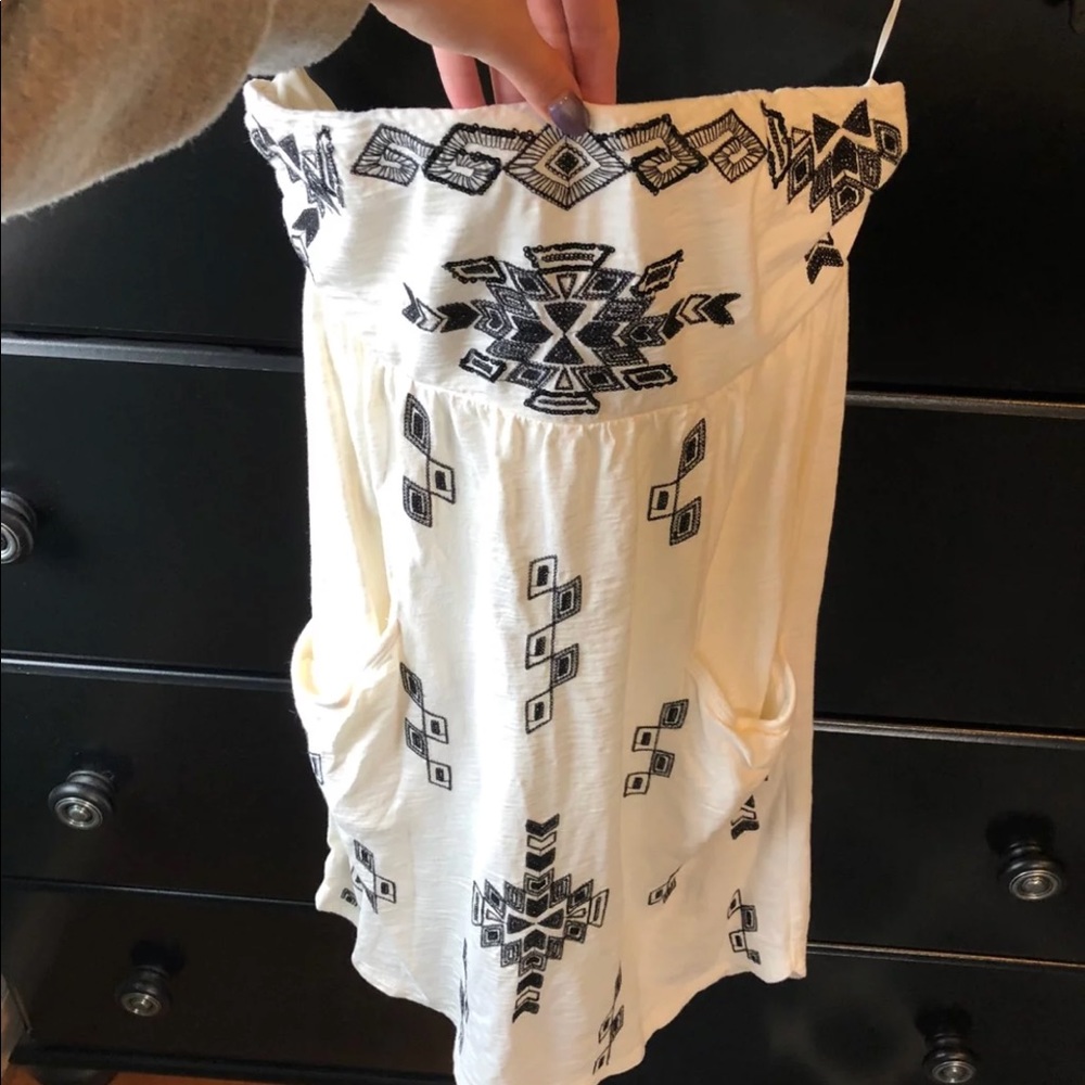 Strapless dress